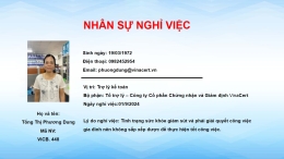 Nhân sự nghỉ việc